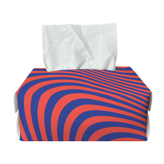 Psychedelic Illusion Print Rectangle Tissue Box Cover