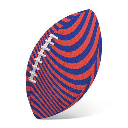 Psychedelic Illusion Print Rugby Ball