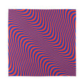 Psychedelic Illusion Print Silk Bandana