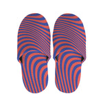 Psychedelic Illusion Print Slippers