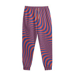 Psychedelic Illusion Print Sweatpants