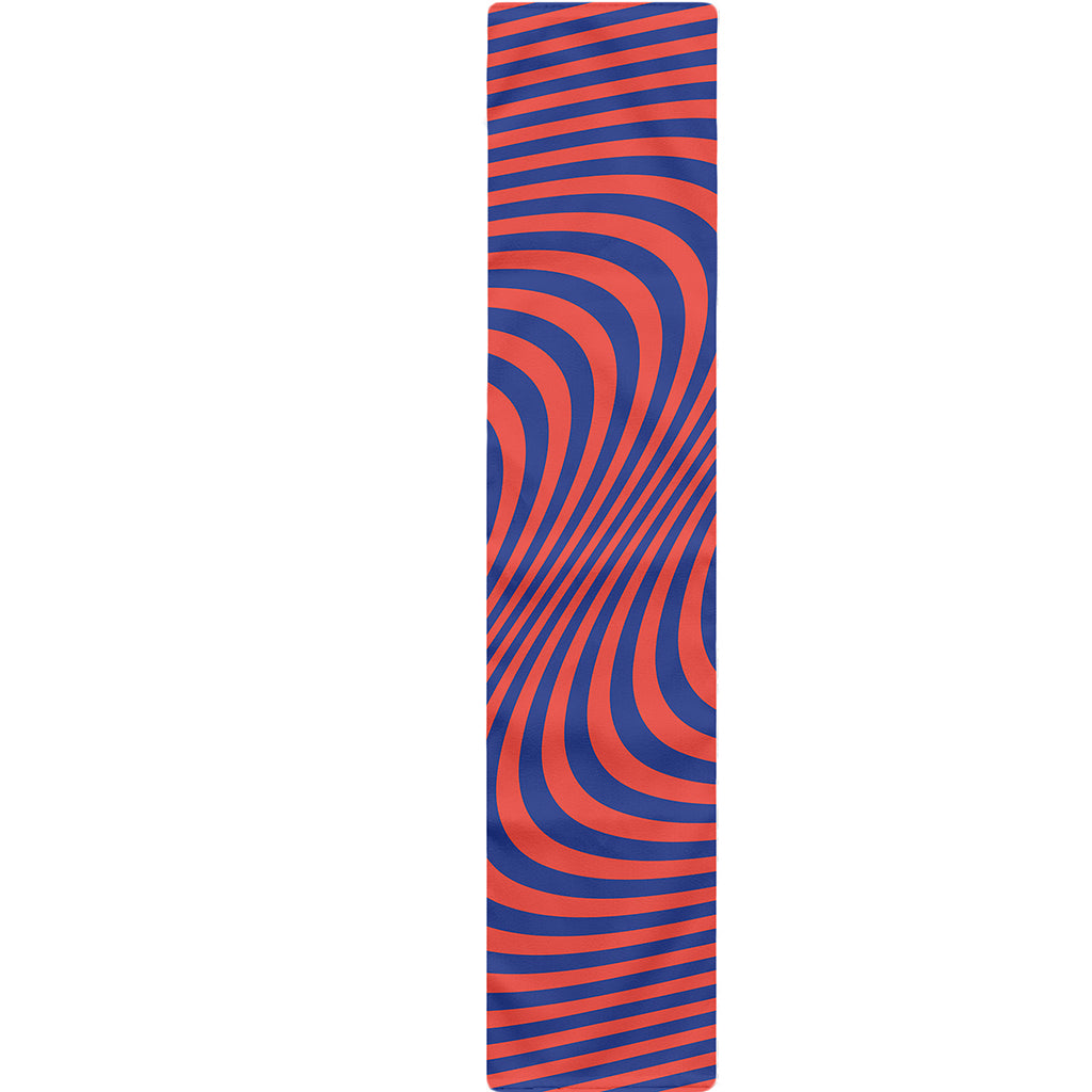 Psychedelic Illusion Print Table Runner