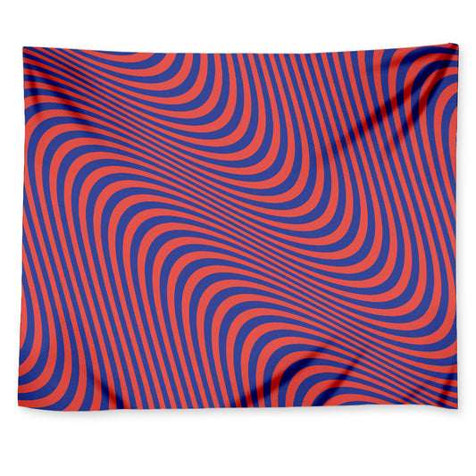 Psychedelic Illusion Print Tapestry