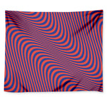 Psychedelic Illusion Print Tapestry