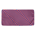 Psychedelic Illusion Print Towel