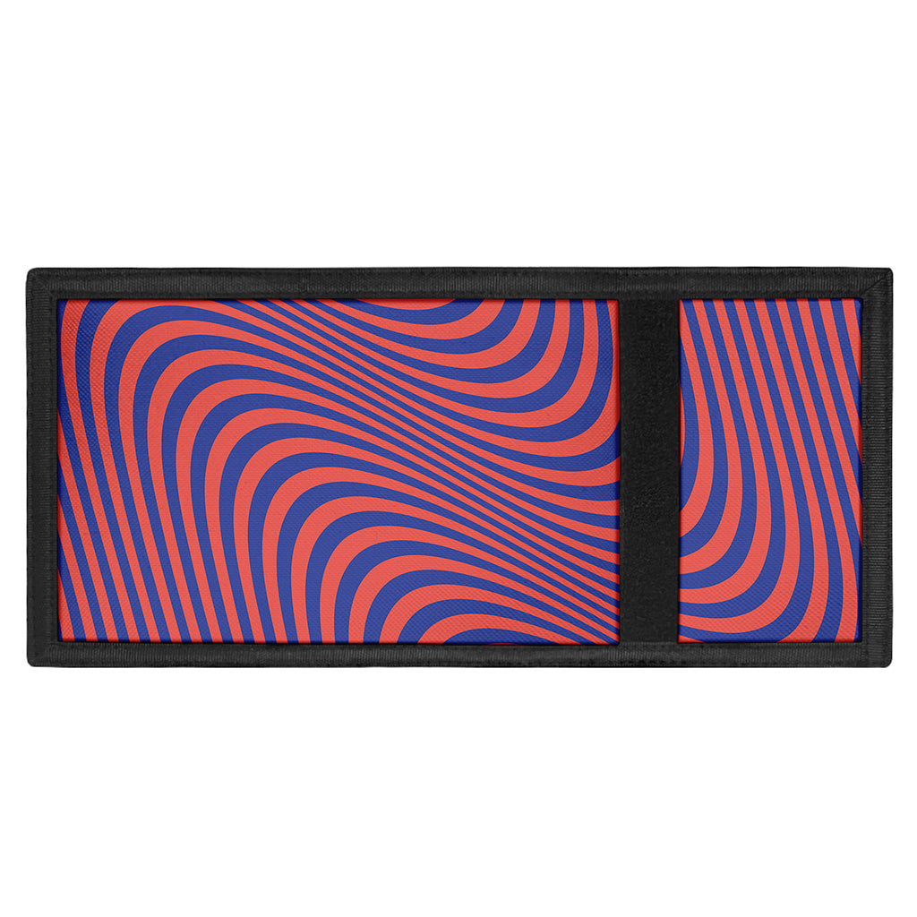 Psychedelic Illusion Print Trifold Wallet
