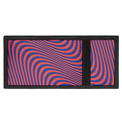 Psychedelic Illusion Print Trifold Wallet