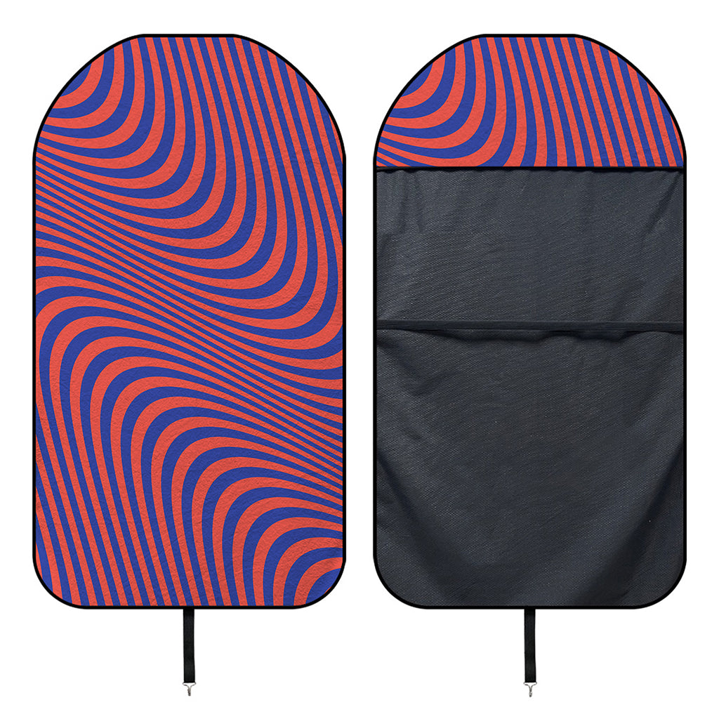 Psychedelic Illusion Print Waterproof Car Seat Cover