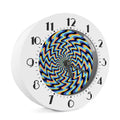 Psychedelic Illusory Motion Print Alarm Clock