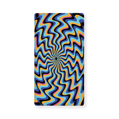 Psychedelic Illusory Motion Print Baby Crib Sheet