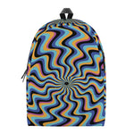 Psychedelic Illusory Motion Print Backpack
