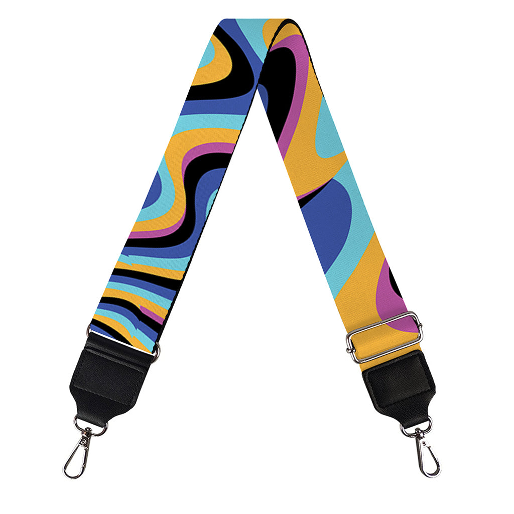 Psychedelic Illusory Motion Print Bag Strap