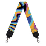 Psychedelic Illusory Motion Print Bag Strap