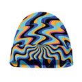 Psychedelic Illusory Motion Print Beanie