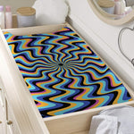 Psychedelic Illusory Motion Print Changing Pad Cover