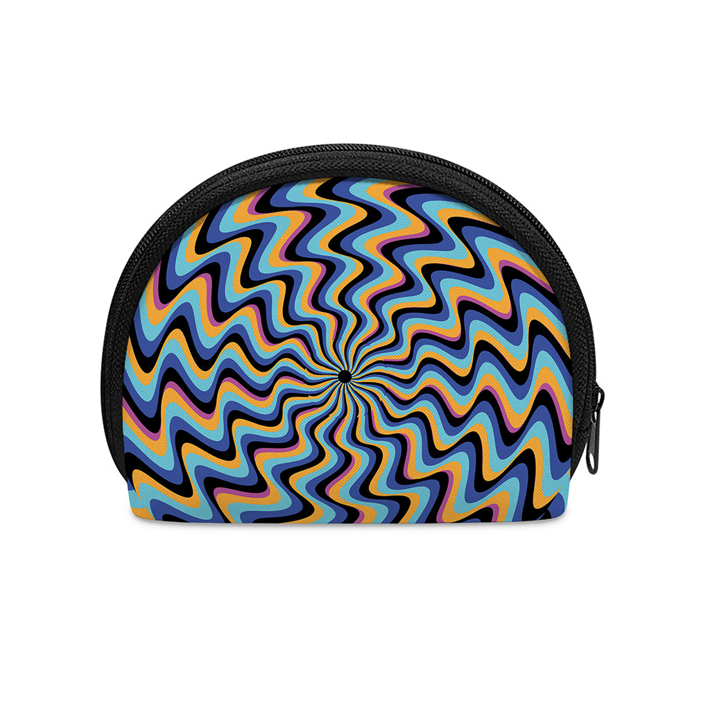 Psychedelic Illusory Motion Print Coin Purse