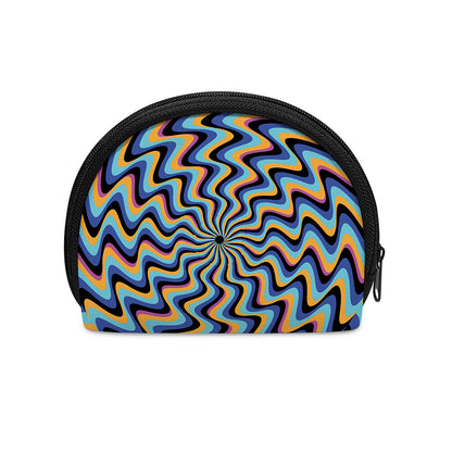 Psychedelic Illusory Motion Print Coin Purse
