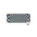 Psychedelic Illusory Motion Print Extended Mouse Pad