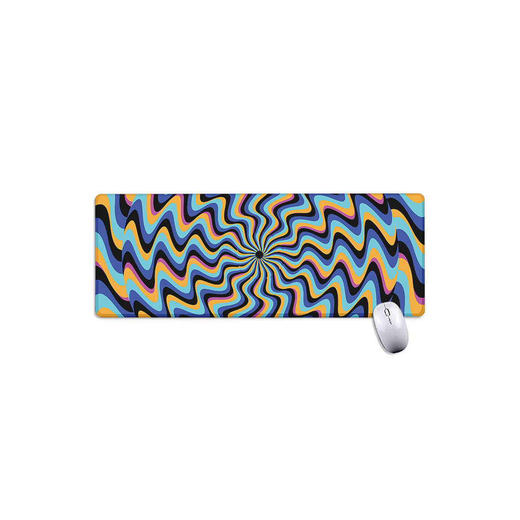 Psychedelic Illusory Motion Print Extended Mouse Pad