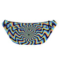 Psychedelic Illusory Motion Print Fanny Pack