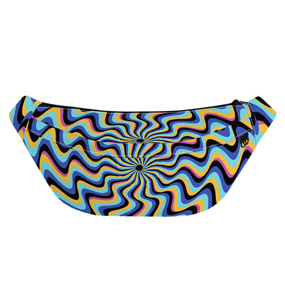 Psychedelic Illusory Motion Print Fanny Pack