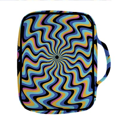 Psychedelic Illusory Motion Print Front Pocket Bible Bag