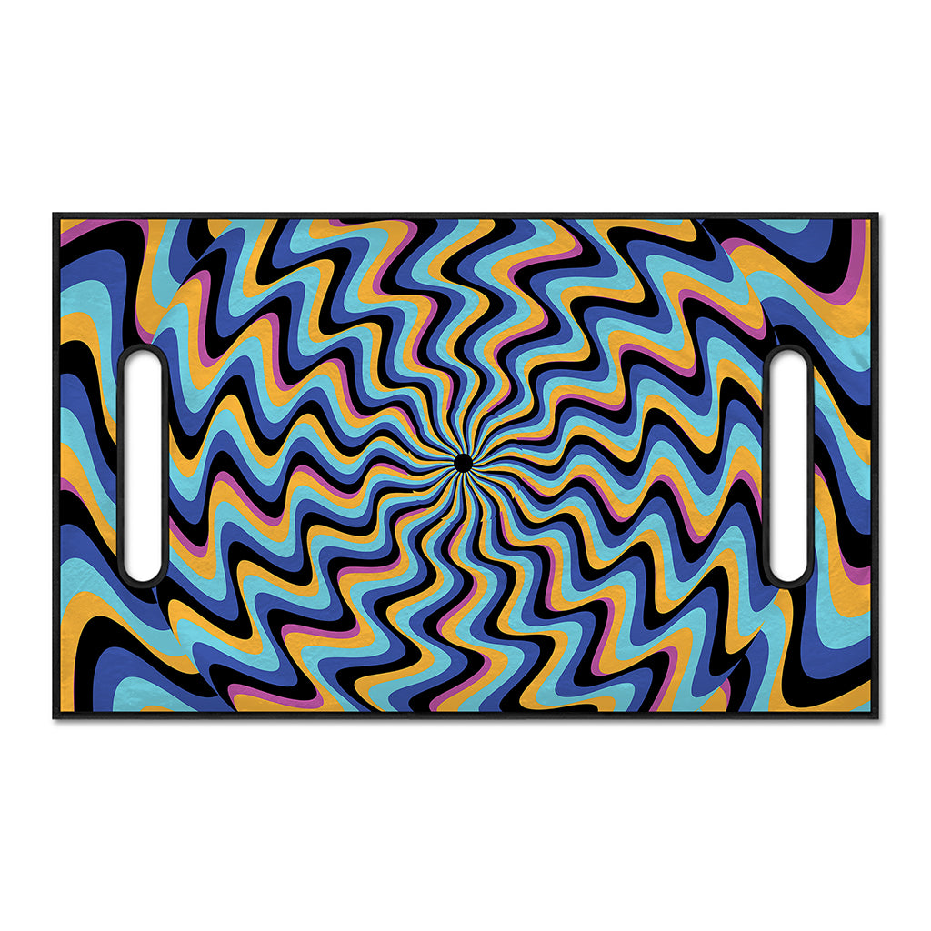 Psychedelic Illusory Motion Print Golf Cart Seat Cover