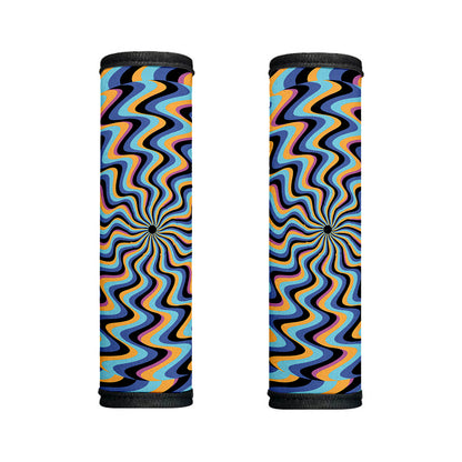 Psychedelic Illusory Motion Print Handle Covers