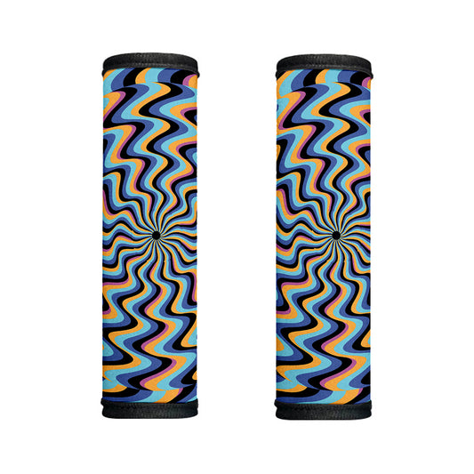 Psychedelic Illusory Motion Print Handle Covers