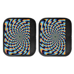 Psychedelic Illusory Motion Print Handle Covers