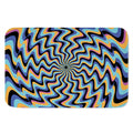 Psychedelic Illusory Motion Print Indoor Door Mat