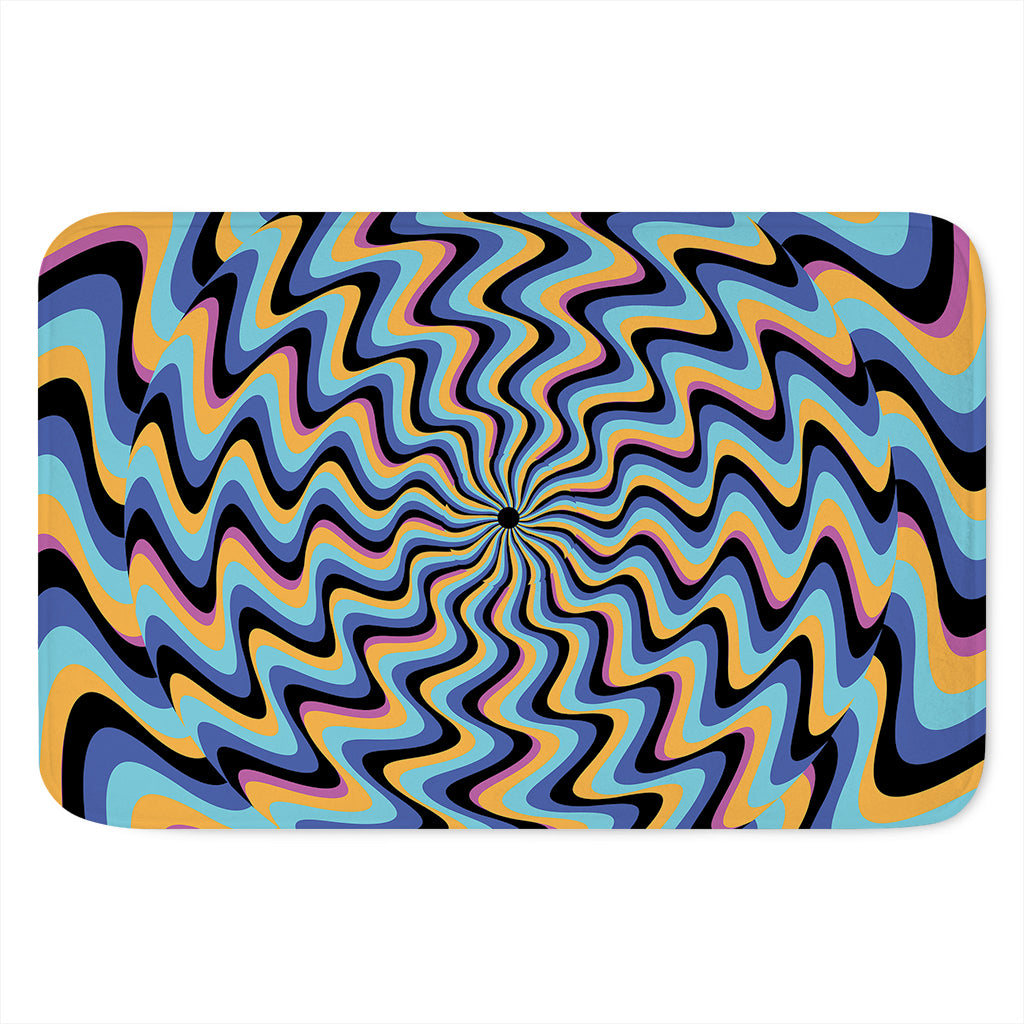 Psychedelic Illusory Motion Print Indoor Door Mat