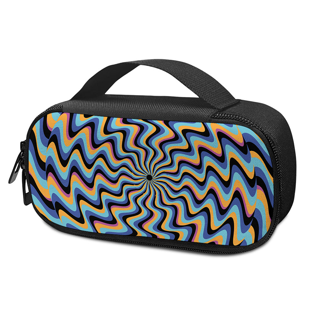 Psychedelic Illusory Motion Print Insulin Cooler Travel Case