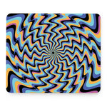 Psychedelic Illusory Motion Print Mouse Pad