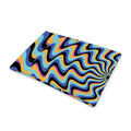 Psychedelic Illusory Motion Print Pet Cooling Mat Cover