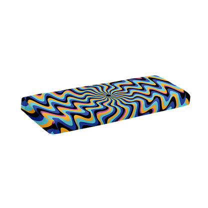 Psychedelic Illusory Motion Print Piano Keyboard Cover