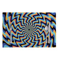 Psychedelic Illusory Motion Print Placemat