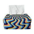 Psychedelic Illusory Motion Print Rectangle Tissue Box Cover