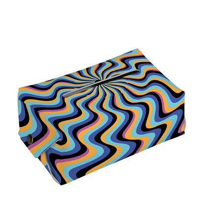 Psychedelic Illusory Motion Print Rectangle Tissue Box Cover