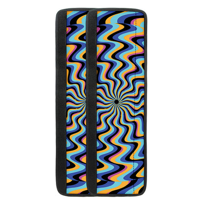 Psychedelic Illusory Motion Print Refrigerator Handle Covers