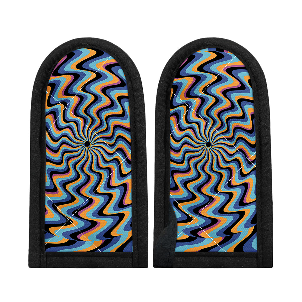 Psychedelic Illusory Motion Print Skillet Handle Cover