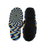 Psychedelic Illusory Motion Print Slippers