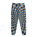 Psychedelic Illusory Motion Print Sweatpants