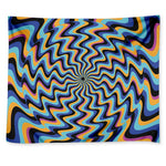 Psychedelic Illusory Motion Print Tapestry