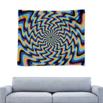 Psychedelic Illusory Motion Print Tapestry