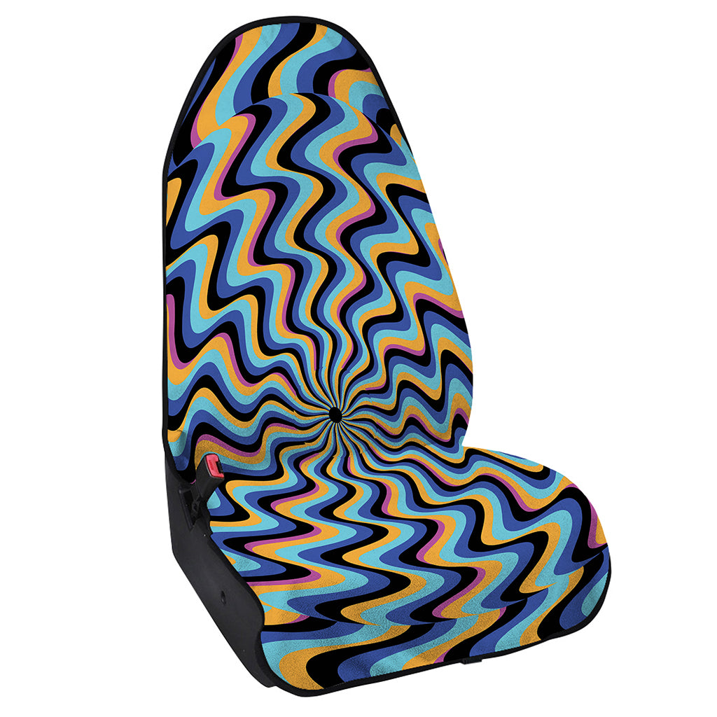 Psychedelic Illusory Motion Print Waterproof Car Seat Cover