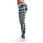 Psychedelic Illusory Motion Print Women's Leggings