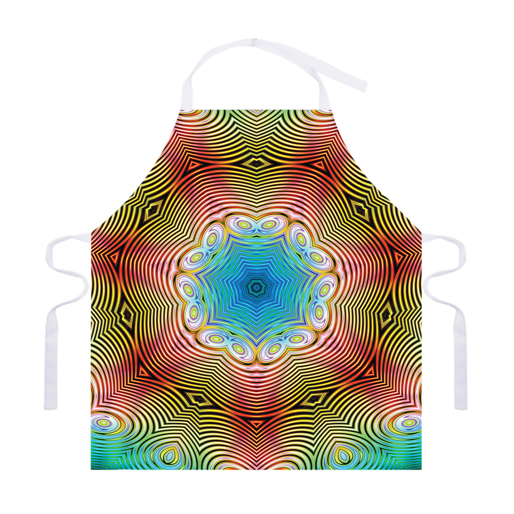 Psychedelic Kaleidoscope Print Adjustable Apron