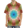 Psychedelic Kaleidoscope Print Aloha Shirt