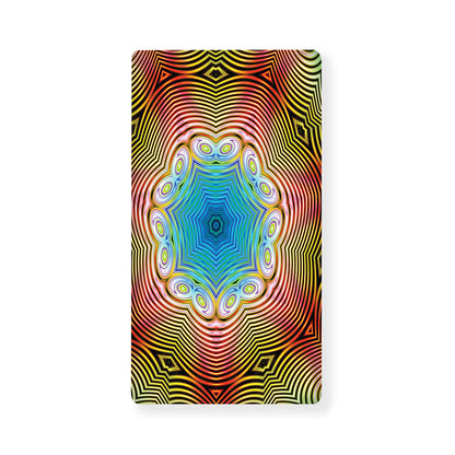 Psychedelic Kaleidoscope Print Baby Crib Sheet